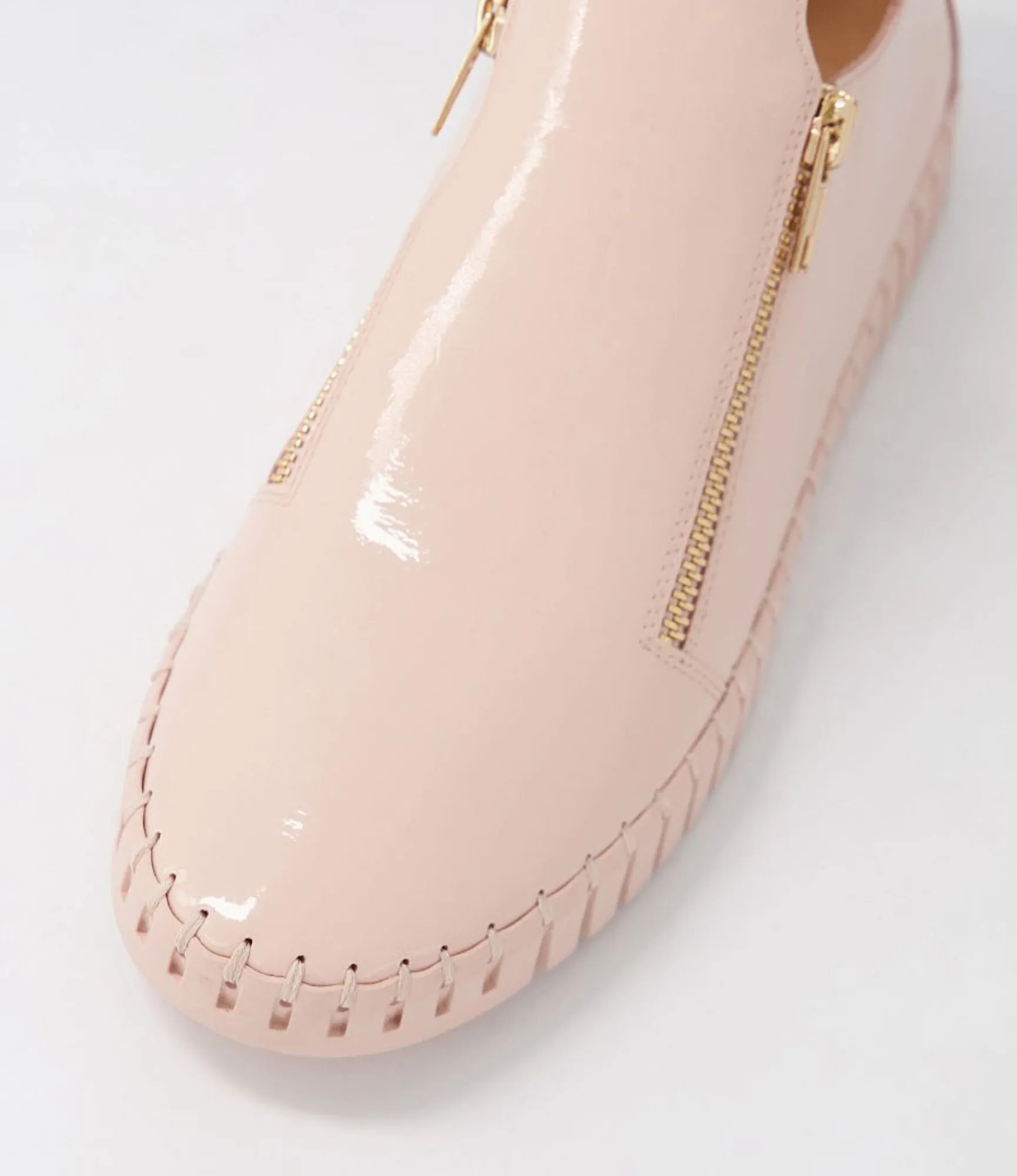 Clearance Midas Shoes Habble Nude Patent Leather Sneakers