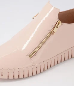 Clearance Midas Shoes Habble Nude Patent Leather Sneakers