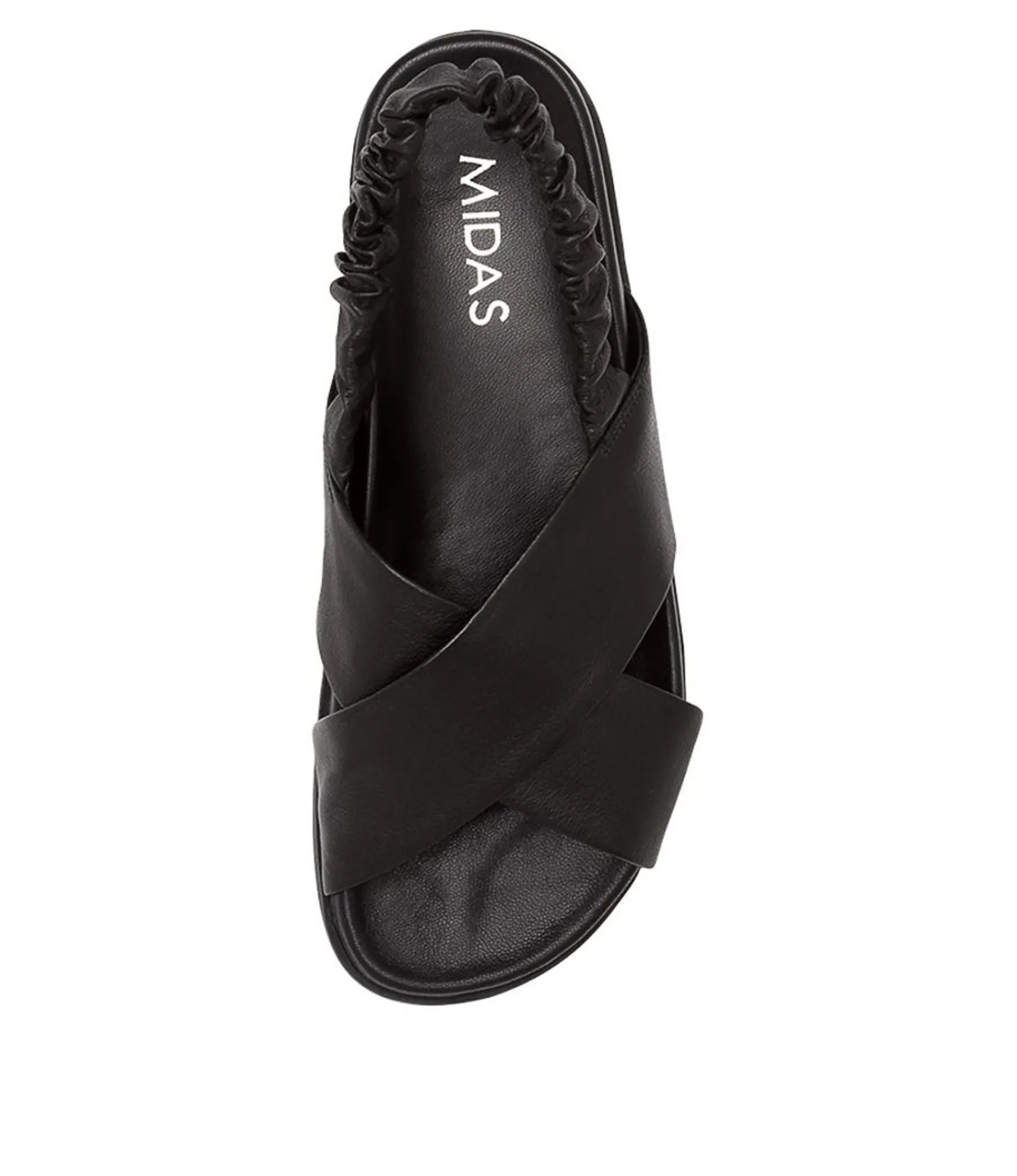 New Midas Shoes Haider Black Leather