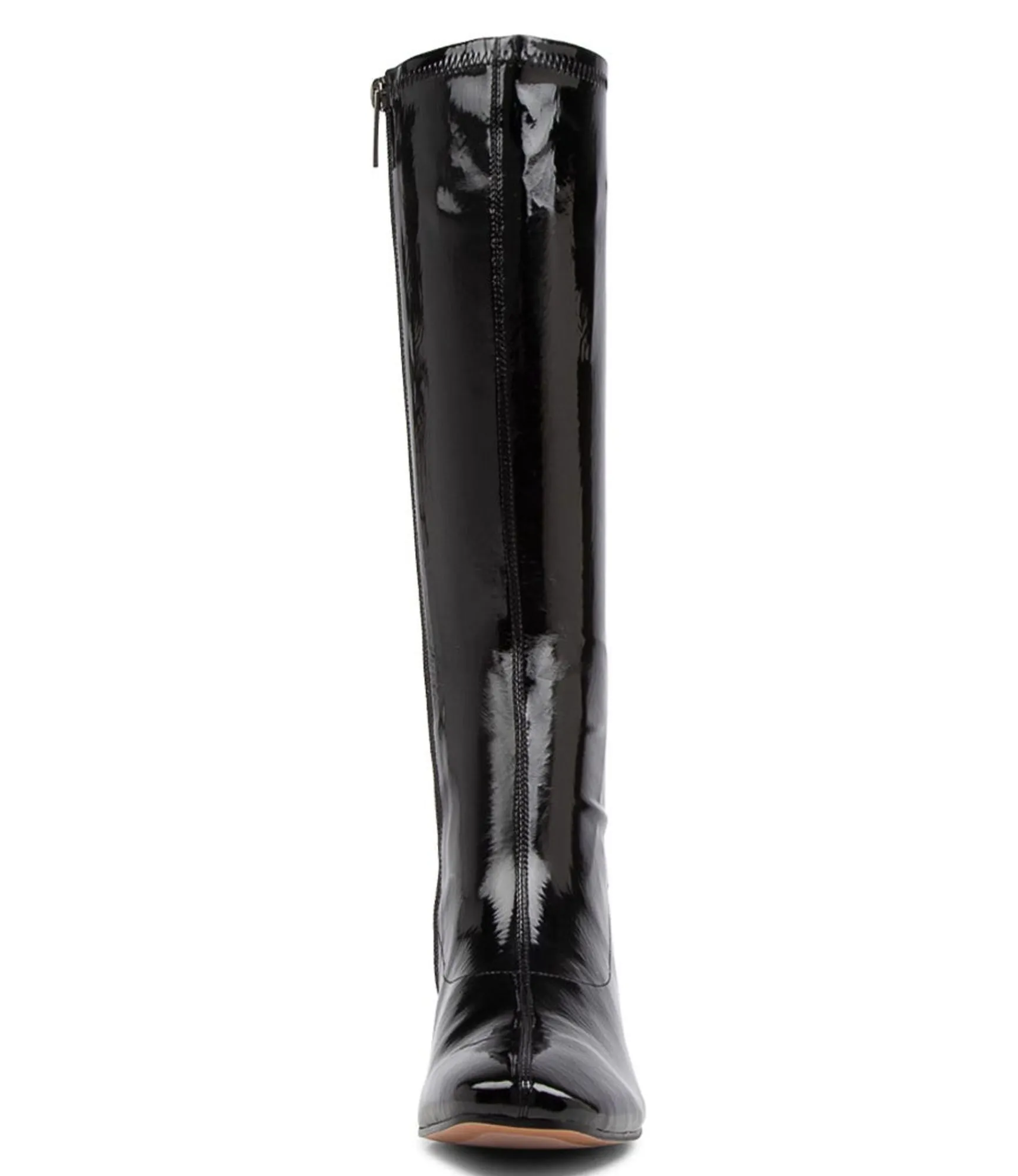 Cheap Midas Shoes Hailee Black Patent Synthetic Knee High Boots