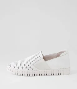 Clearance Midas Shoes Harena White Leather Sneakers