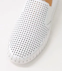 Clearance Midas Shoes Harena White Leather Sneakers