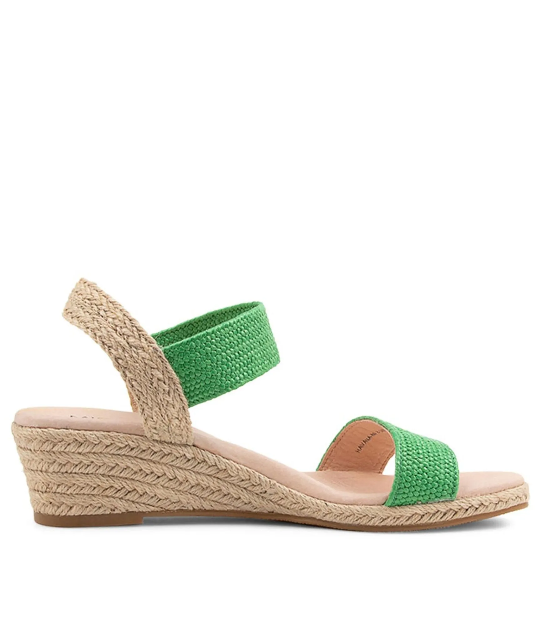 Fashion Midas Shoes Havana Jade Weave Elastic Espadrilles