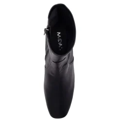 Online Midas Shoes Heidi New Black Ankle Boots