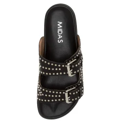 Discount Midas Shoes Heiress Black Leather