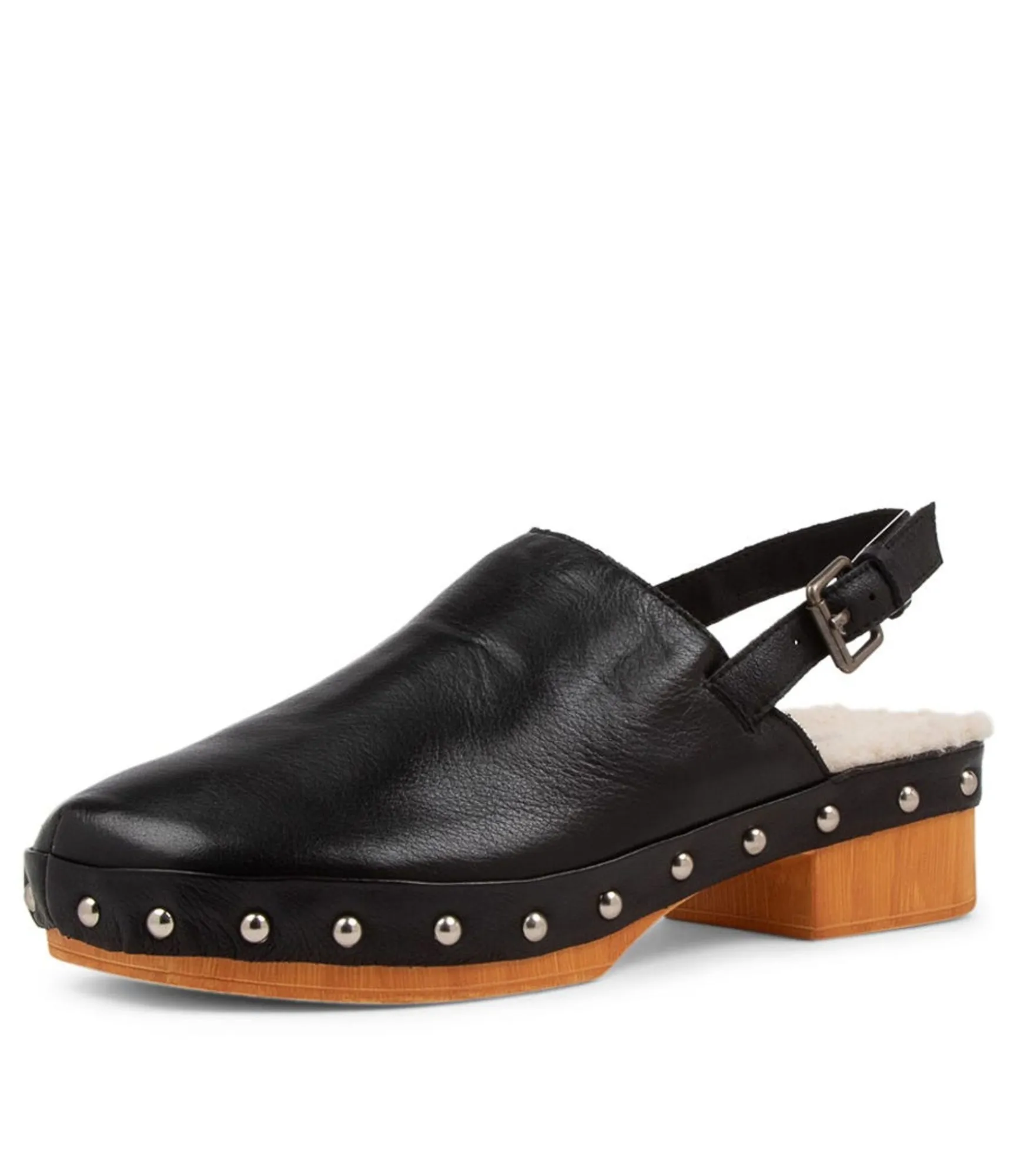 Cheap Midas Shoes Holmes Black Leather Heels