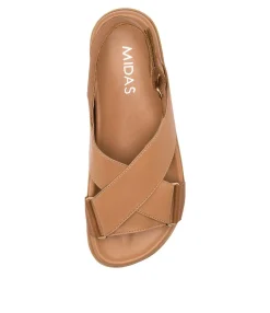 Flash Sale Midas Shoes Howlow Mi Caramel Dk Tan Leather