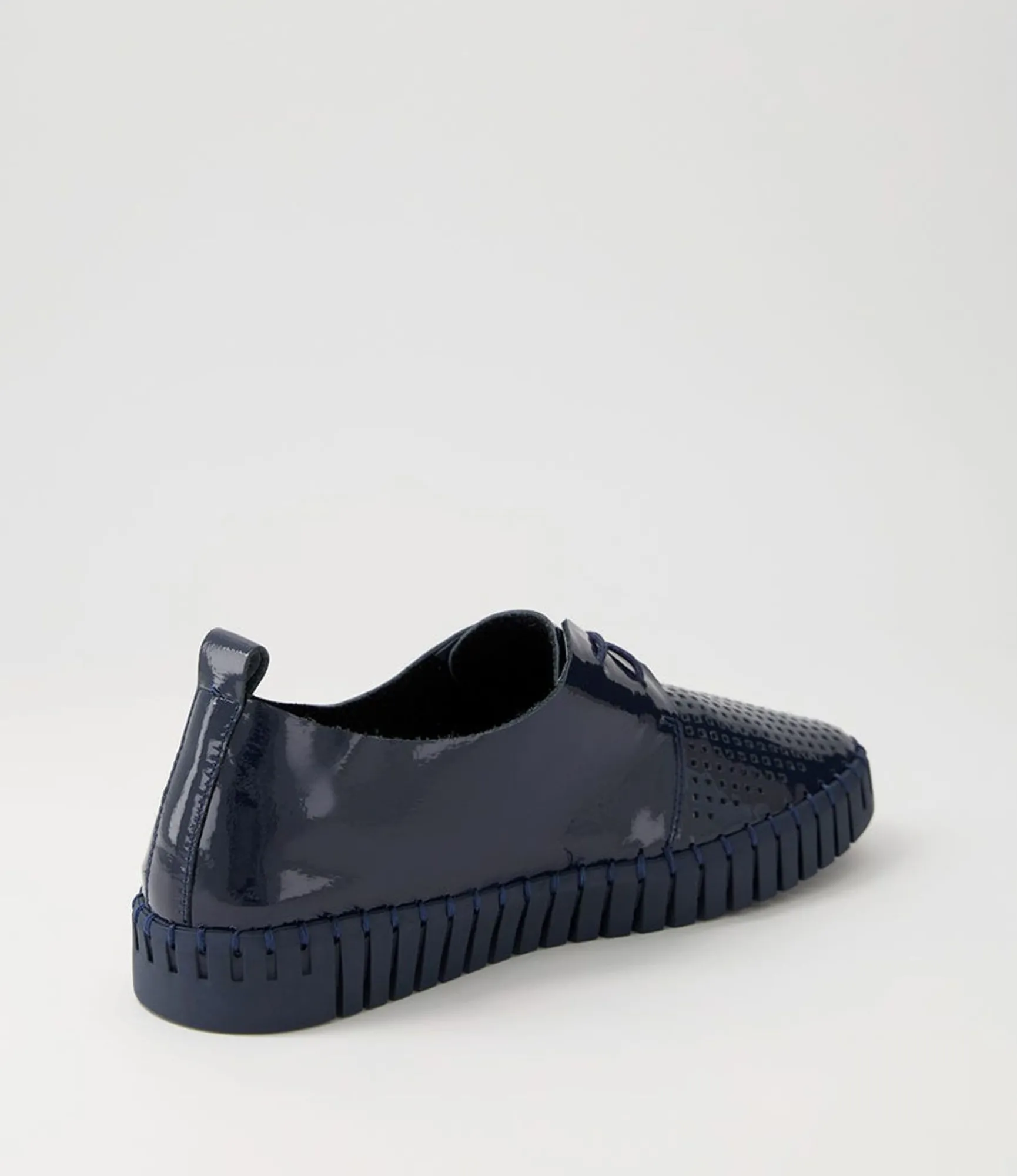 Outlet Midas Shoes Husto Navy Patent Leather Sneakers