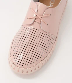 Best Midas Shoes Husto Pink Patent Leather Sneakers