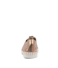Hot Midas Shoes Husto Rose Gold Leather