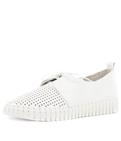 Clearance Midas Shoes Husto White Leather