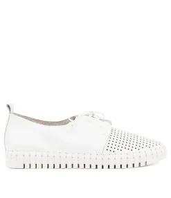 Clearance Midas Shoes Husto White Leather