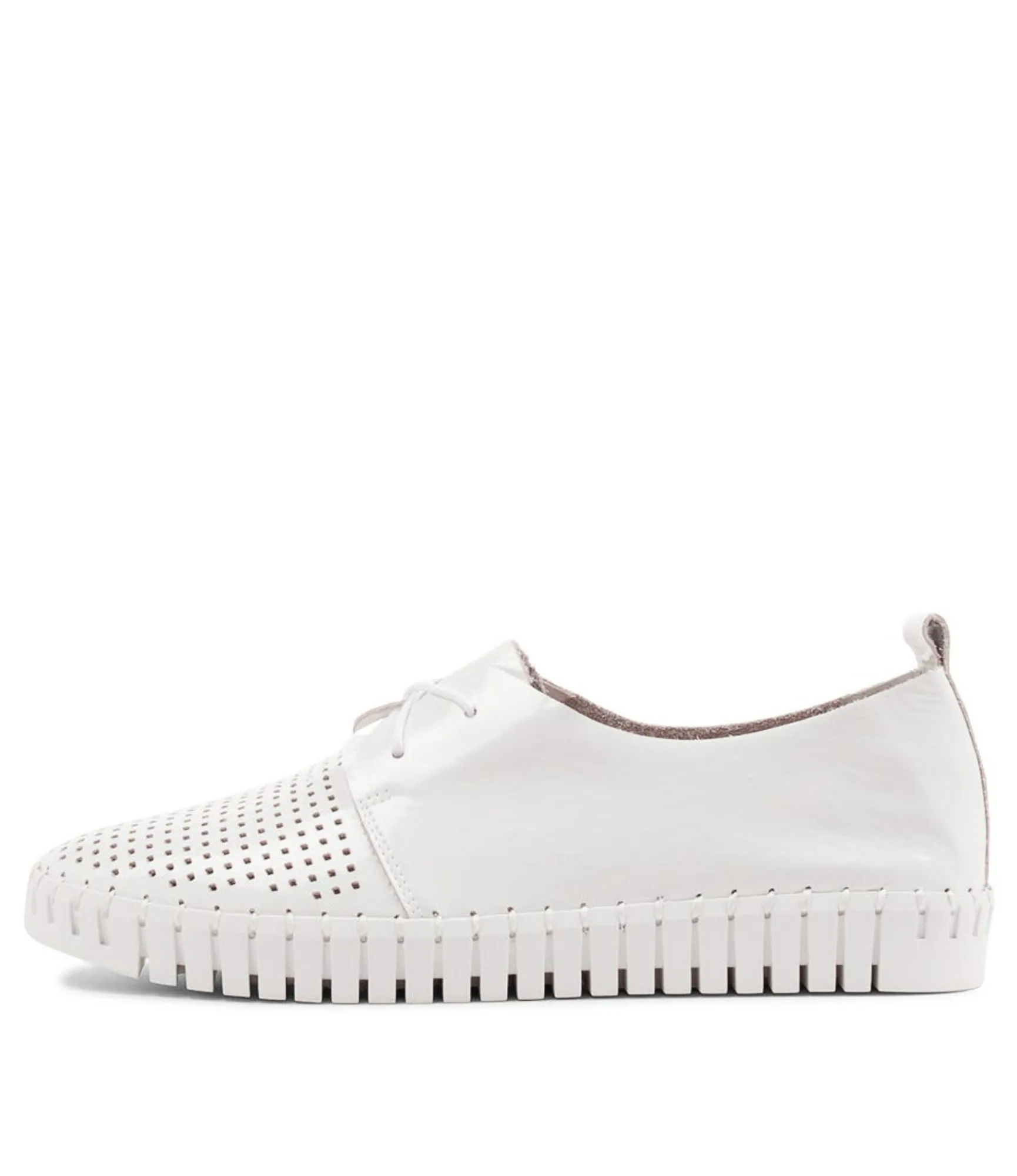 Outlet Midas Shoes Husto White Patent Leather Sneakers Ws