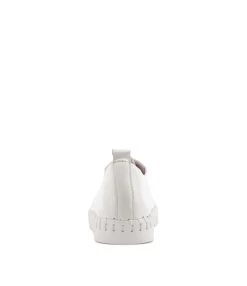 Outlet Midas Shoes Husto White Patent Leather Sneakers Ws