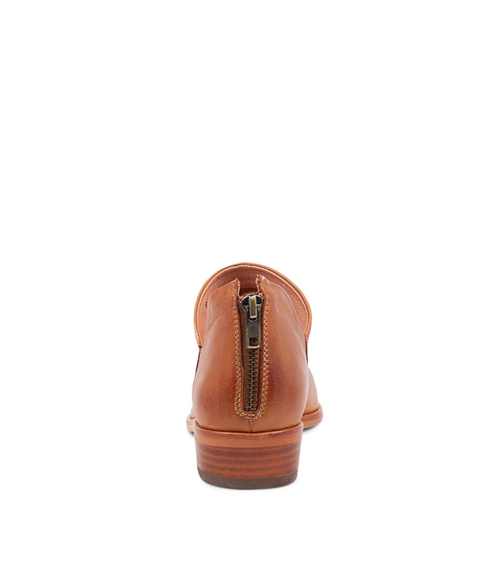 Cheap Midas Shoes Ida Tan Leather Flat Shoes