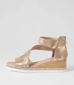 Shop Midas Shoes Iddy Platino Scratch Leather Sandals