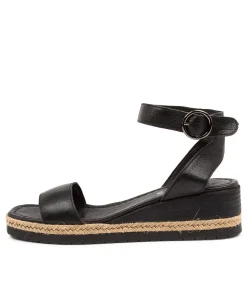 Outlet Midas Shoes Ivana Black Leather