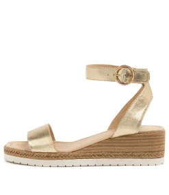 Sale Midas Shoes Ivana Pale Gold Leather