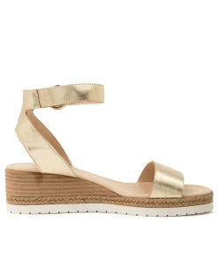 Sale Midas Shoes Ivana Pale Gold Leather