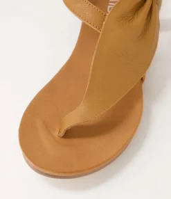 Best Midas Shoes Jajaz Dark Tan Leather Sandals