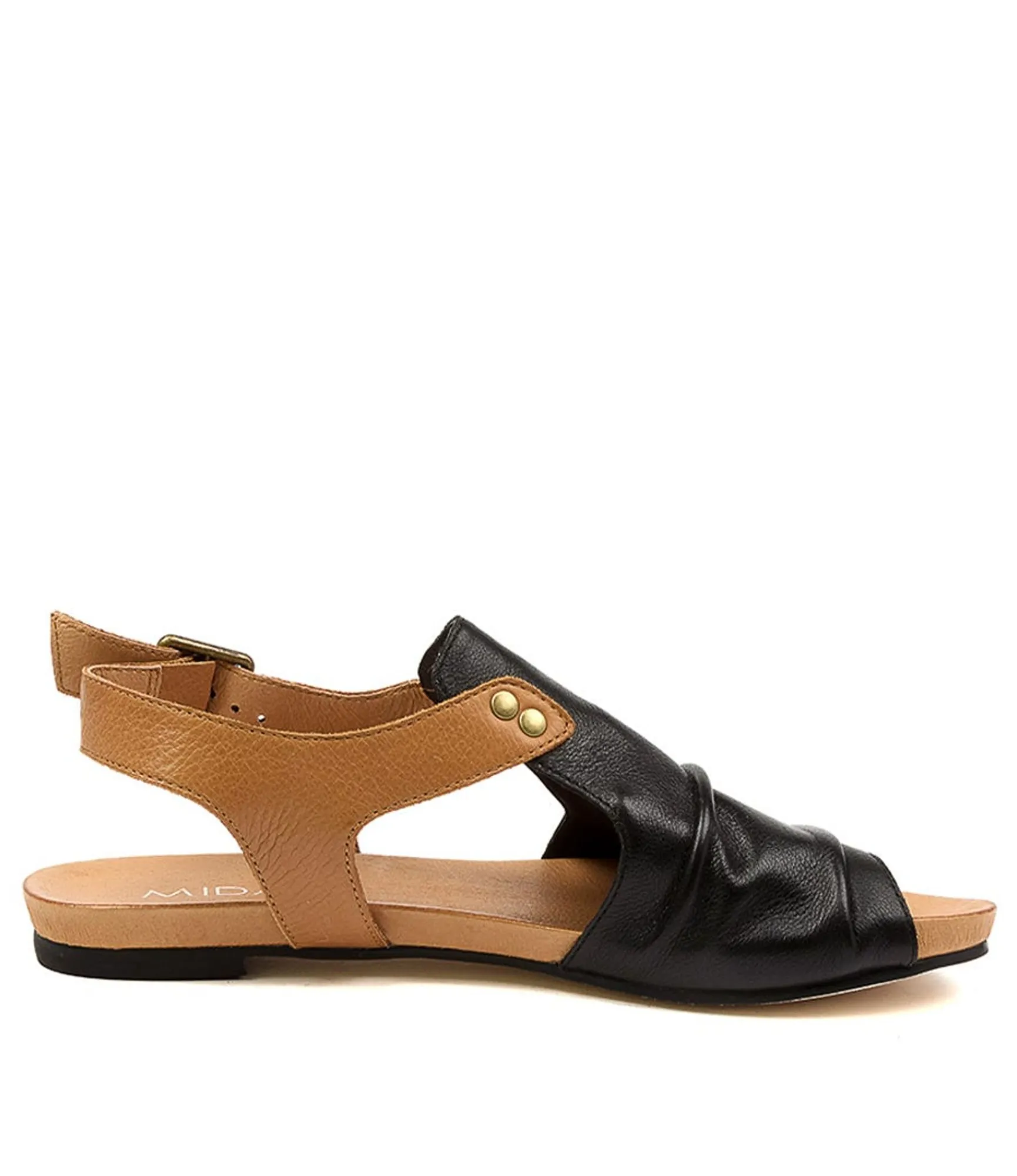 Store Midas Shoes Jared Black-Dk Tan