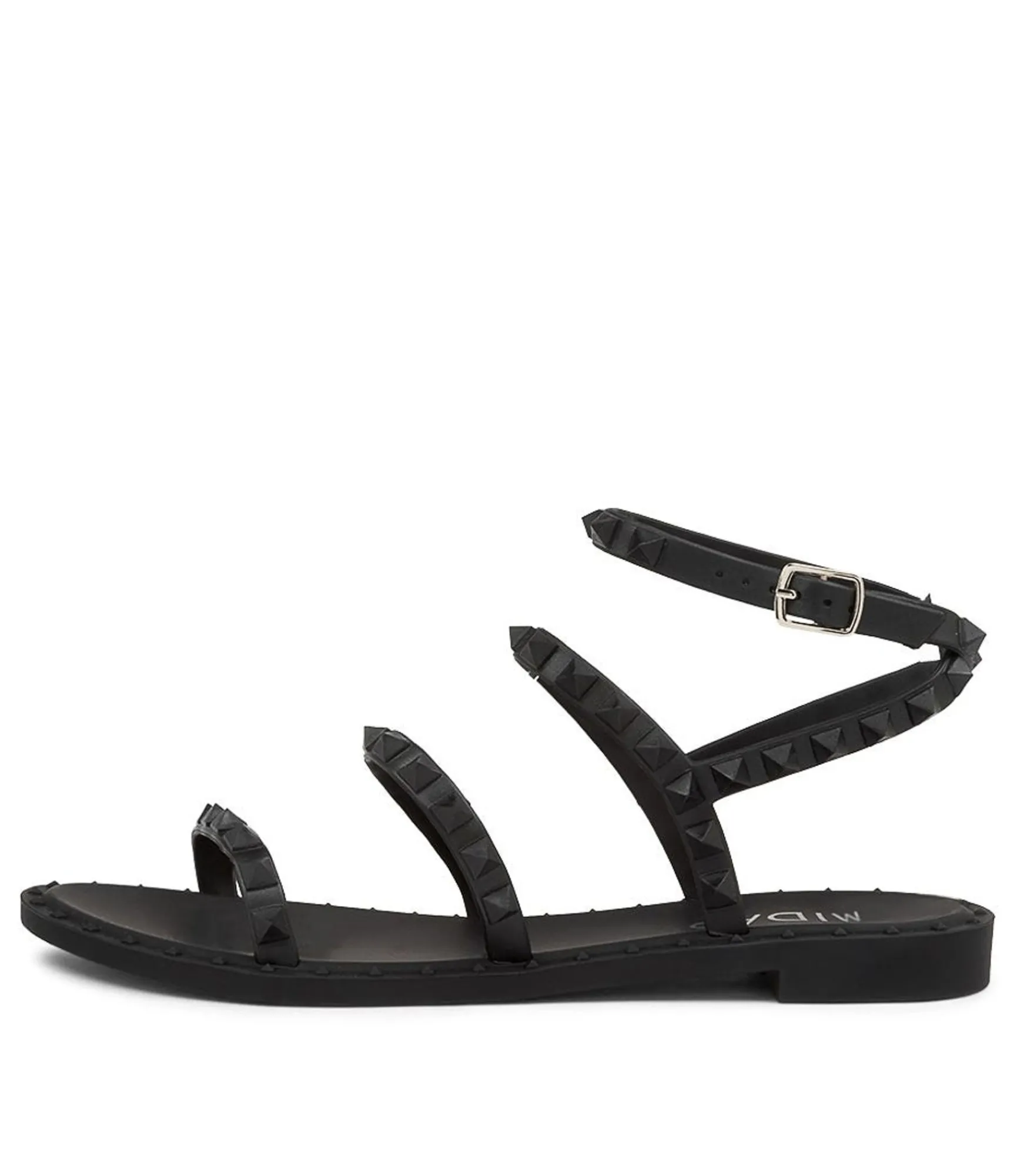 Fashion Midas Shoes Jelly Black Smooth
