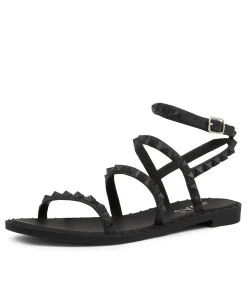 Fashion Midas Shoes Jelly Black Smooth
