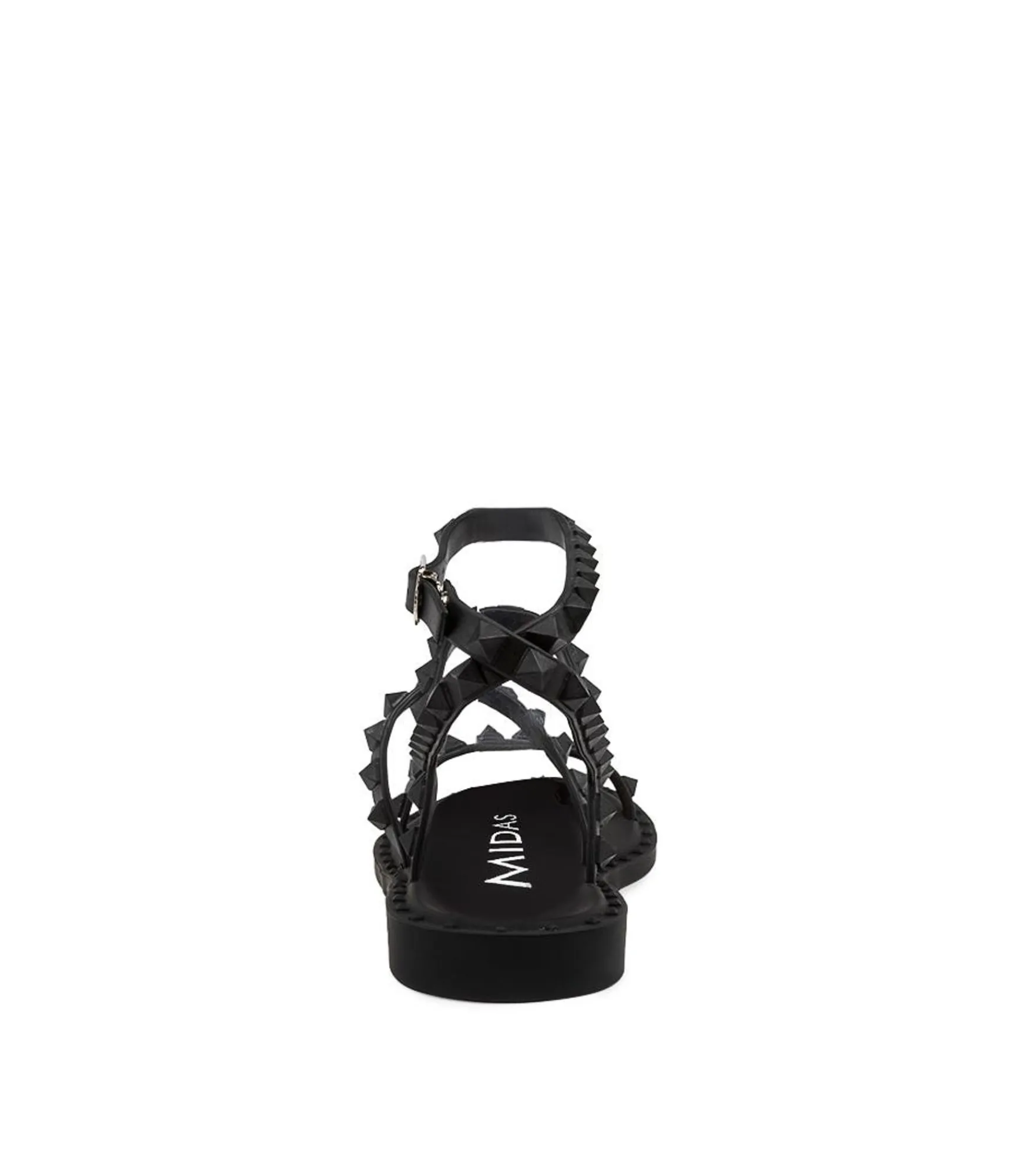 Fashion Midas Shoes Jelly Black Smooth