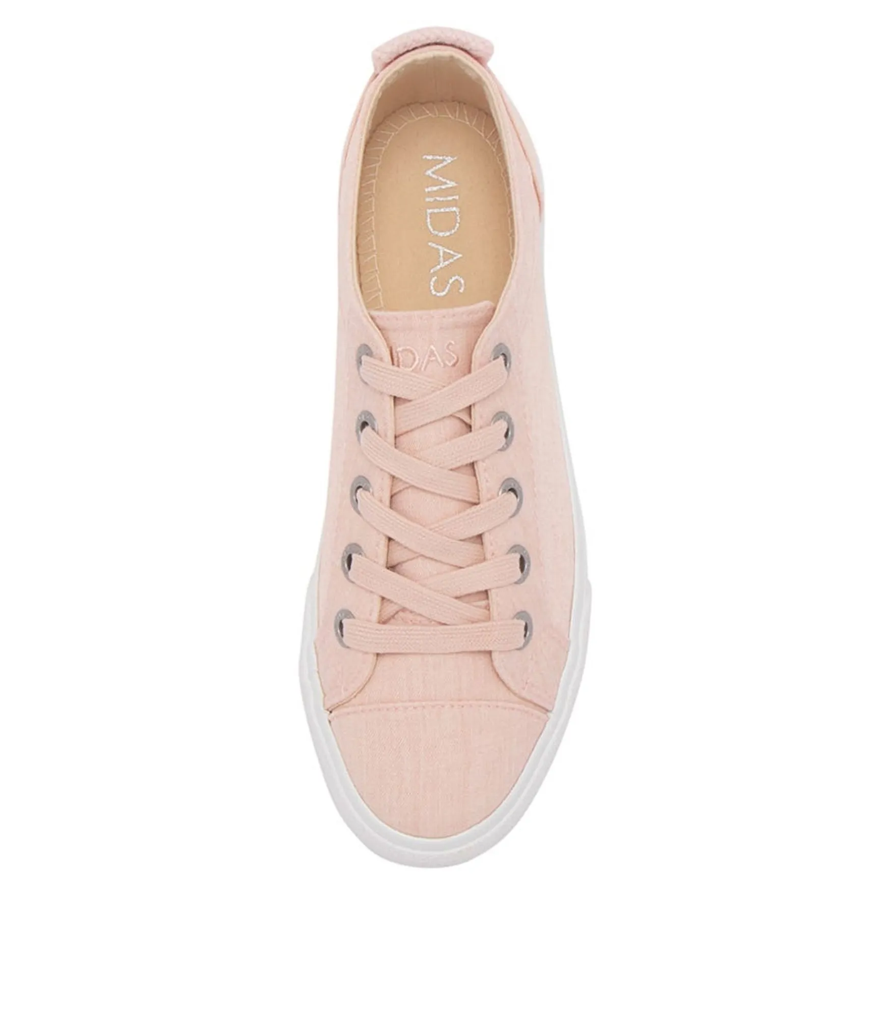 New Midas Shoes Jessiey Pink Recyc Canvas