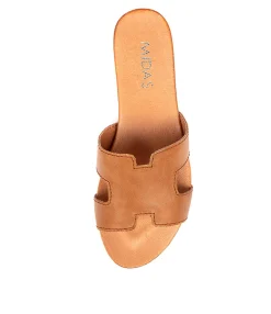 New Midas Shoes Jevon Dk Tan Leather