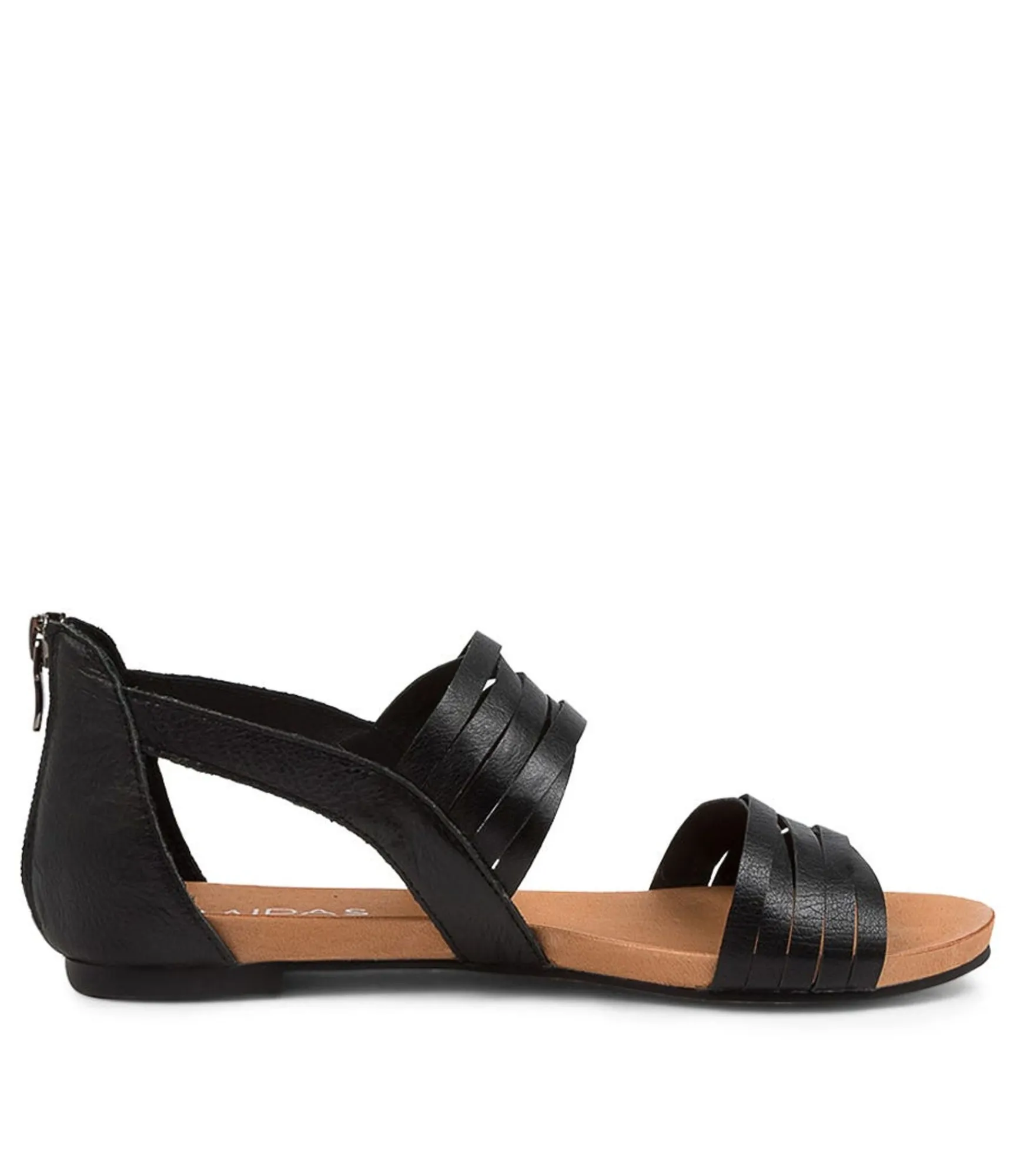 Store Midas Shoes Jewel Black Leather