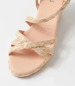 Online Midas Shoes Jordie Natural Woven Espadrilles