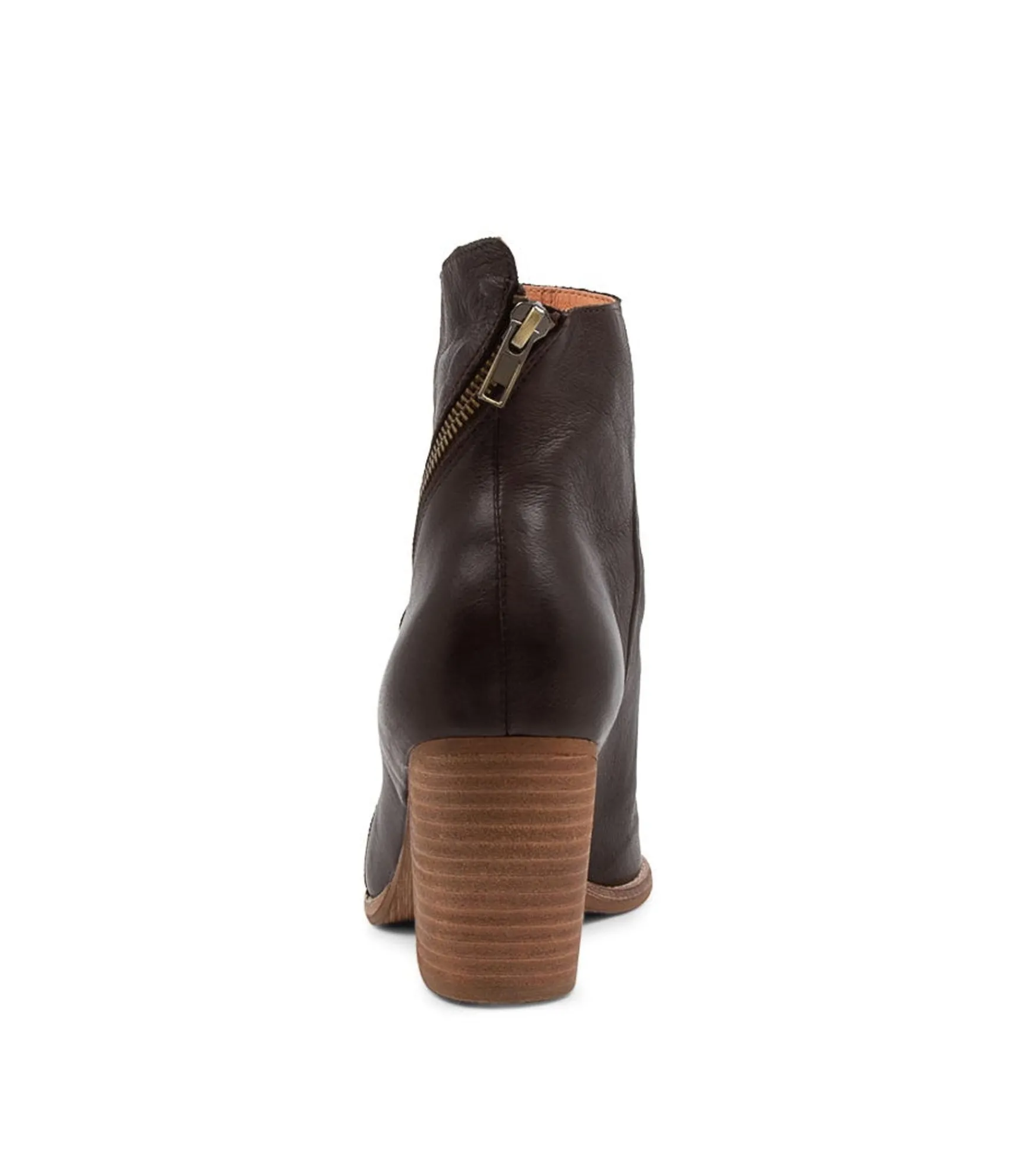 Cheap Midas Shoes Kallopie Choc Leather Ankle Boots