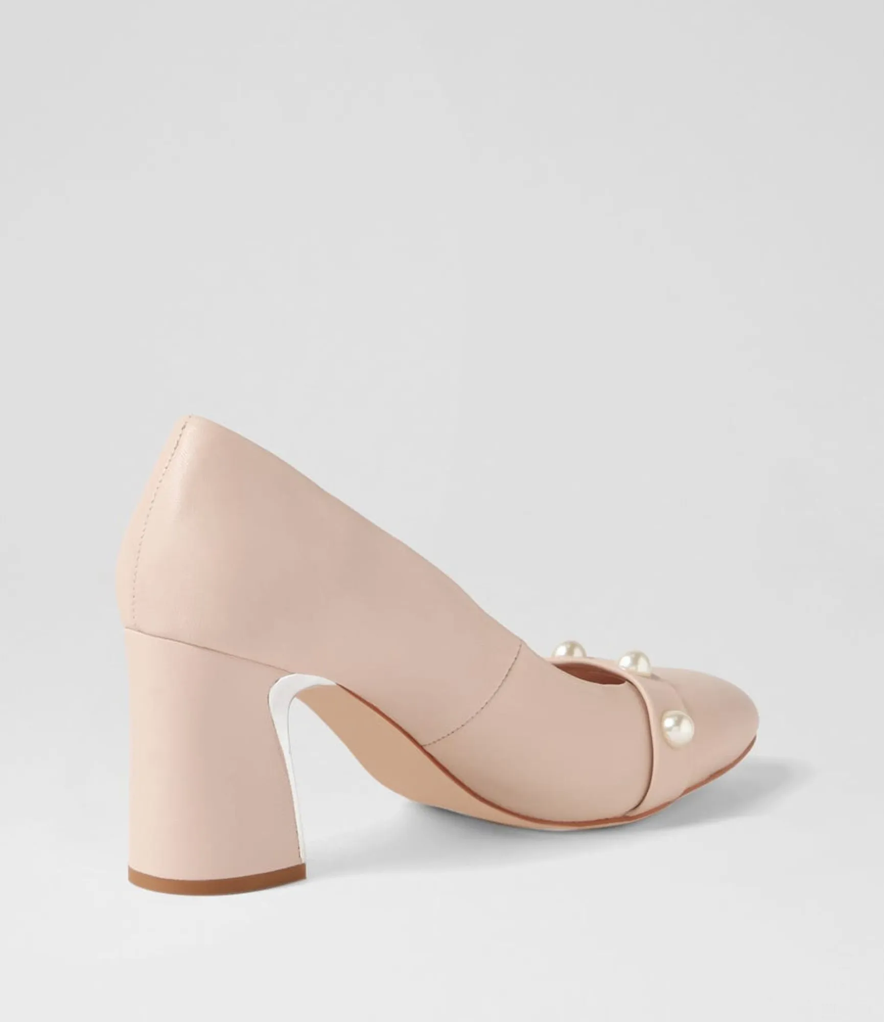 Flash Sale Midas Shoes Keauty Nude Leather Pump Heels