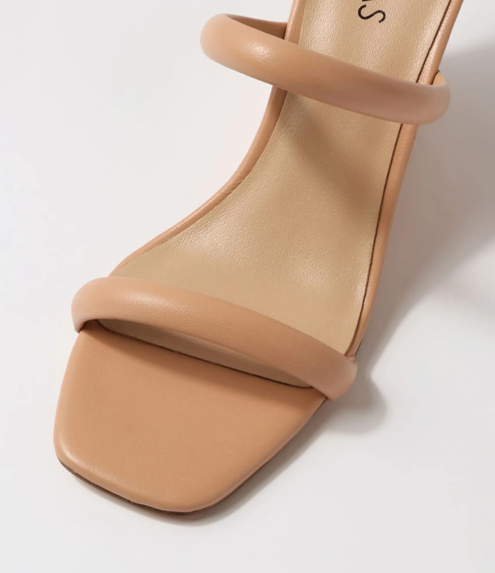 Best Midas Shoes Kimi Nude Leather Slides