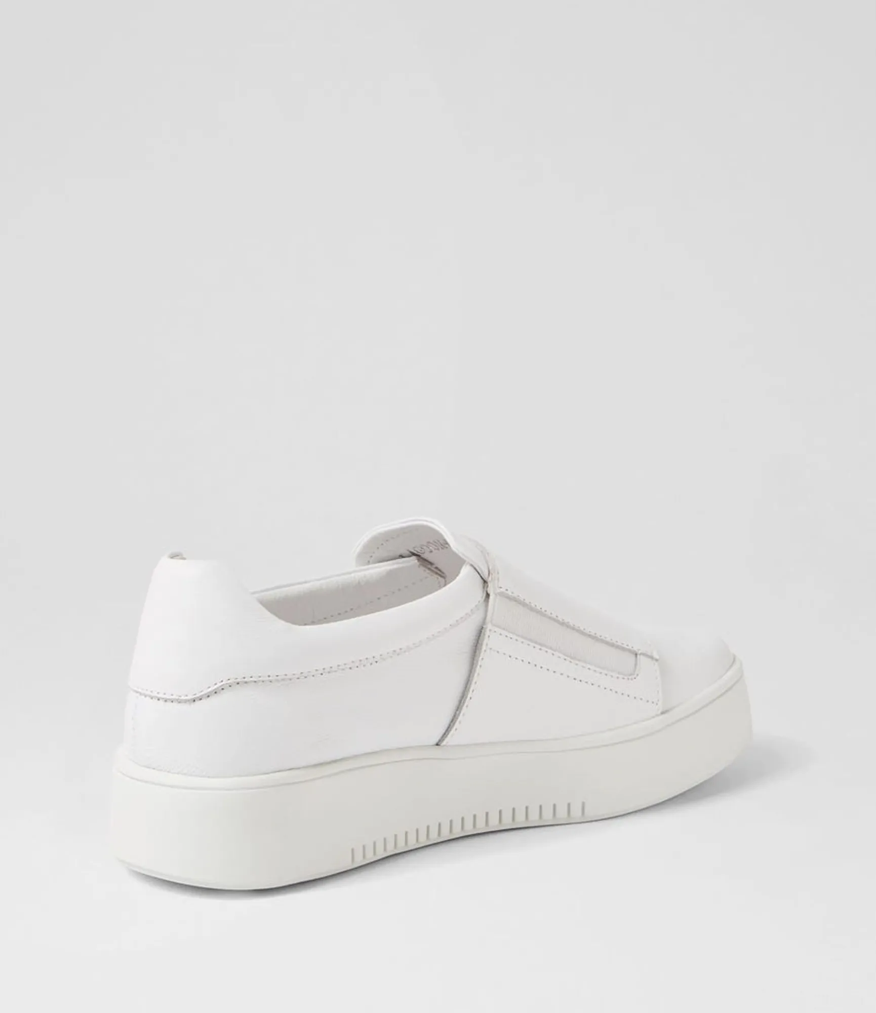 New Midas Shoes Lagoon White Leather Sneakers