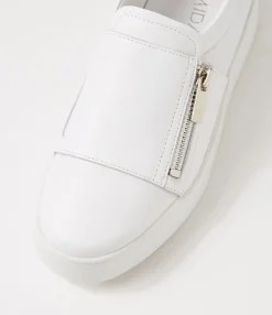 New Midas Shoes Lagoon White Leather Sneakers