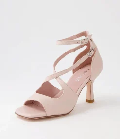 New Midas Shoes Laney Nude Leather Sandals