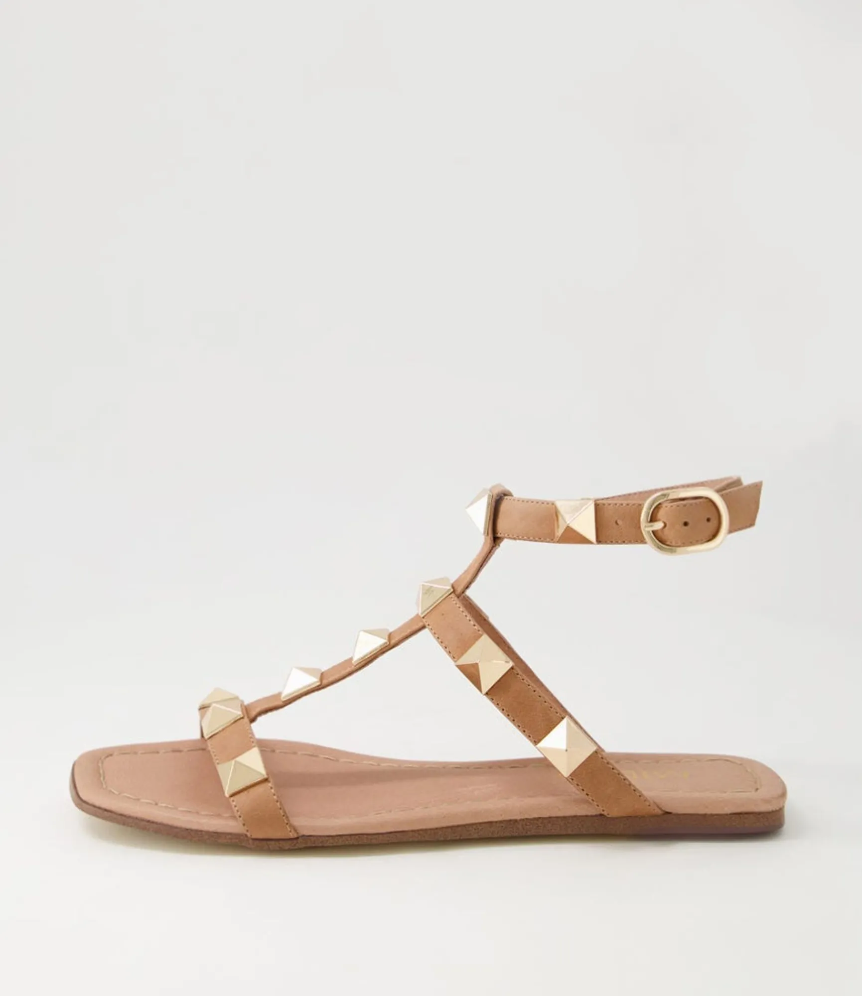 Online Midas Shoes Lavan Tan Leather Sandals