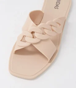 Best Sale Midas Shoes Leela Camel Jelly Slides