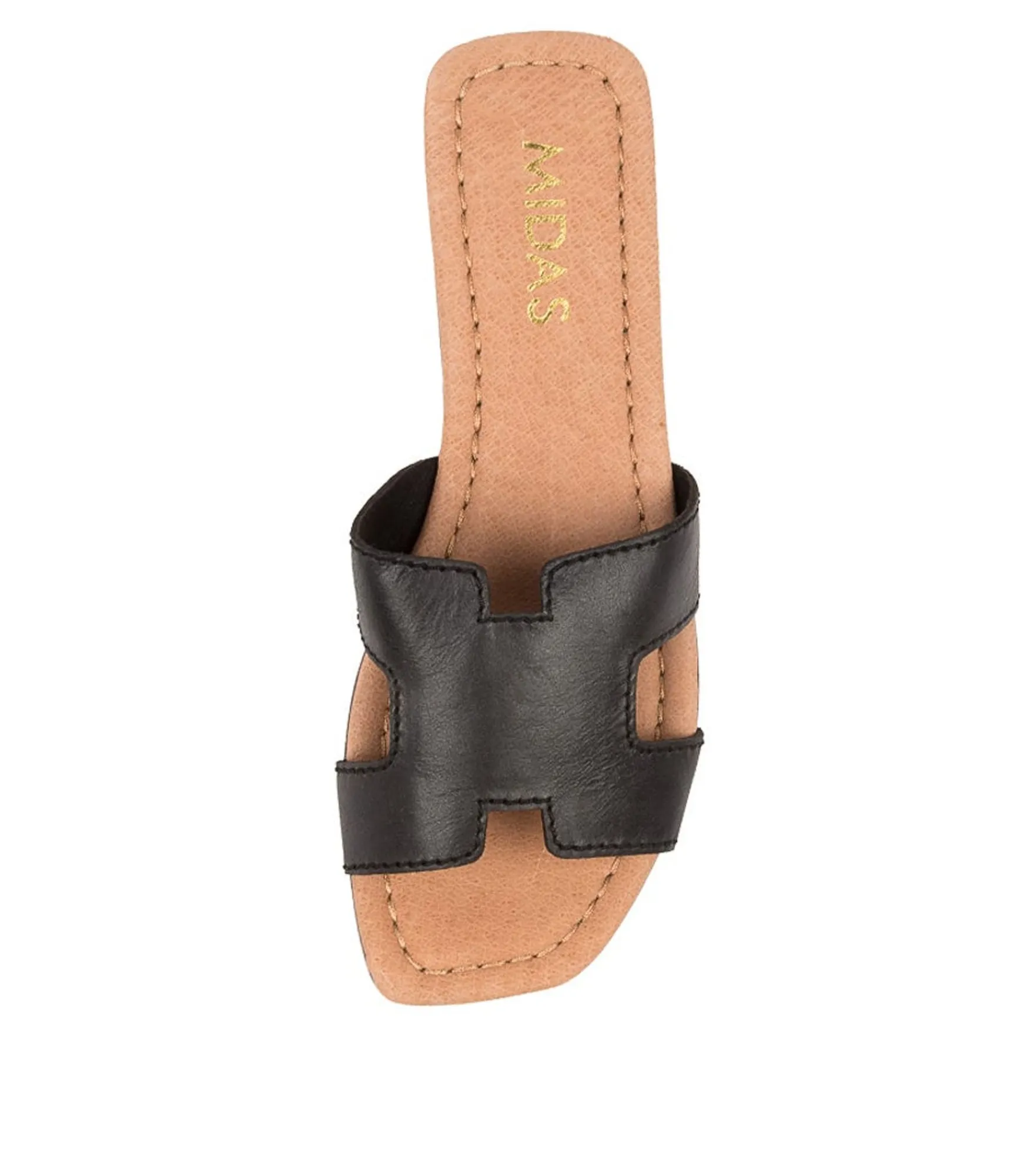 Best Midas Shoes Lemon Black-Tan Leather