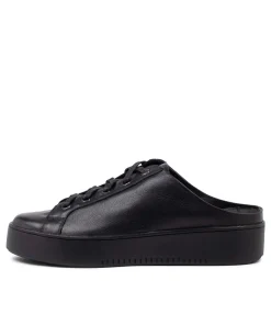 Clearance Midas Shoes Lippy Black Leather Sneakers Bs