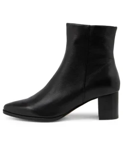 Store Midas Shoes Lola Black Leather Ankle Boots Bh