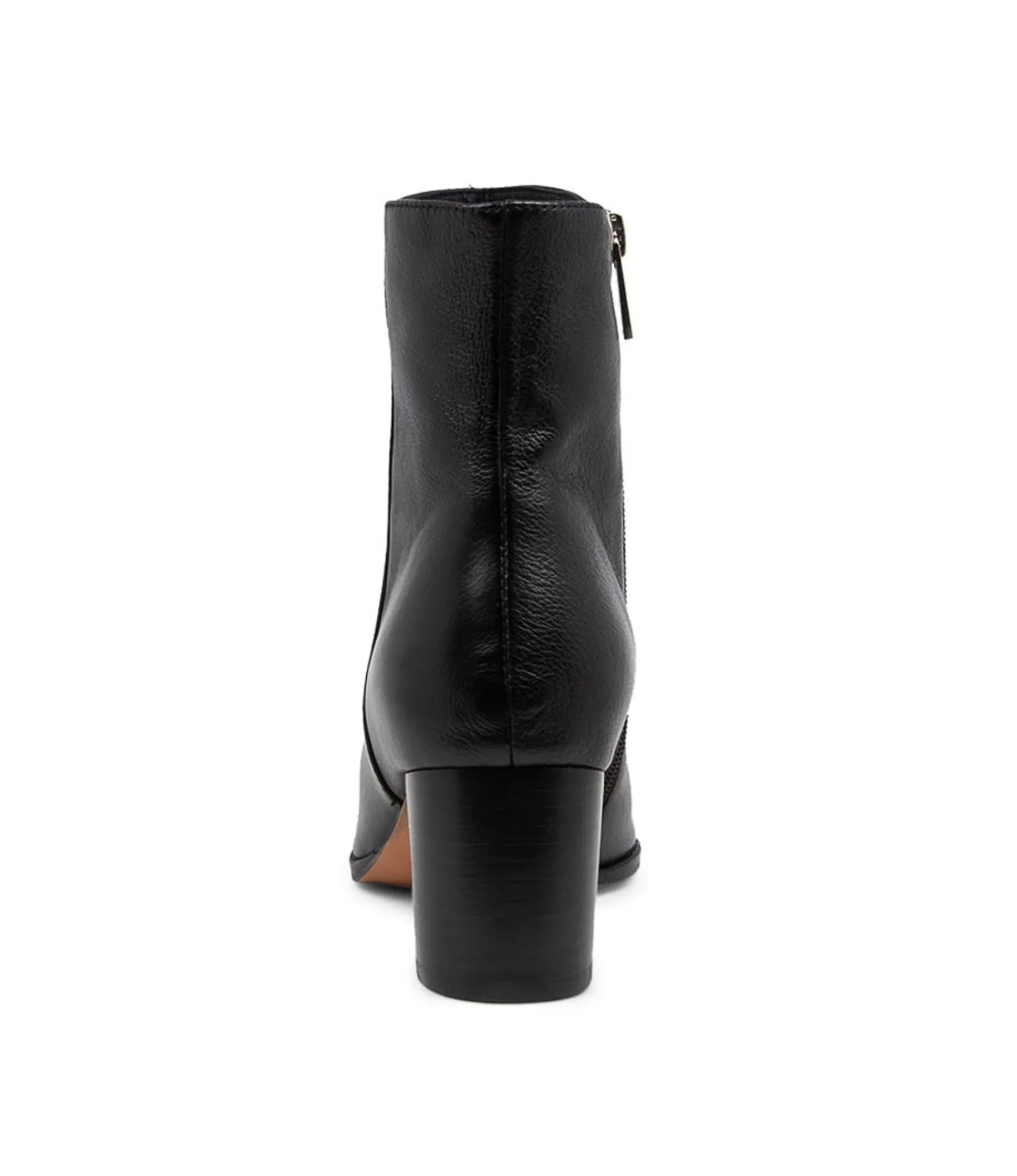 Store Midas Shoes Lola Black Leather Ankle Boots Bh