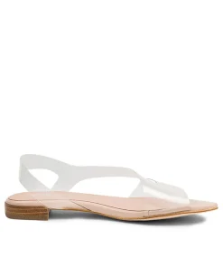 Discount Midas Shoes Lora Clear Vinylite
