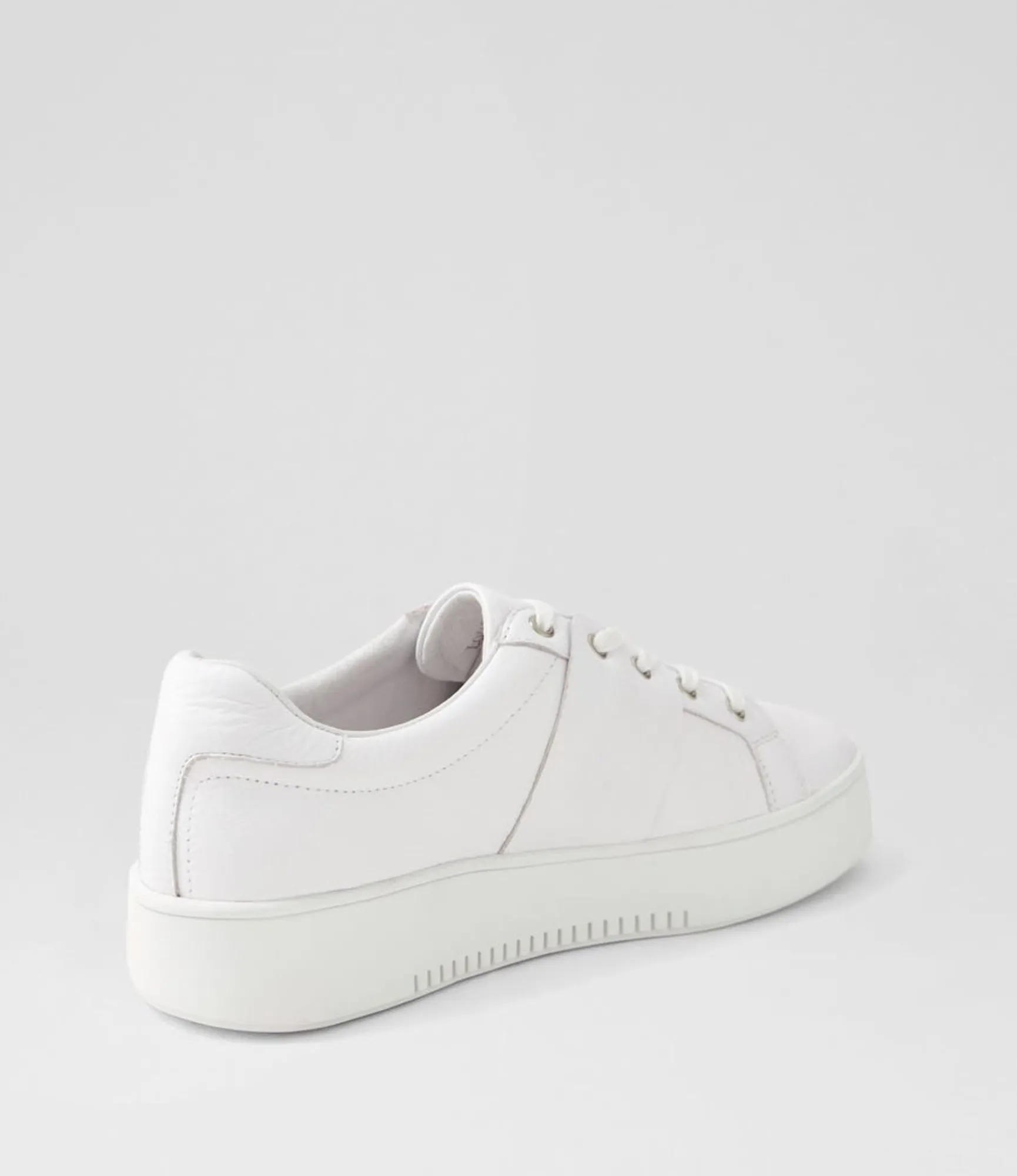 Outlet Midas Shoes Loredana White Leather Sneakers