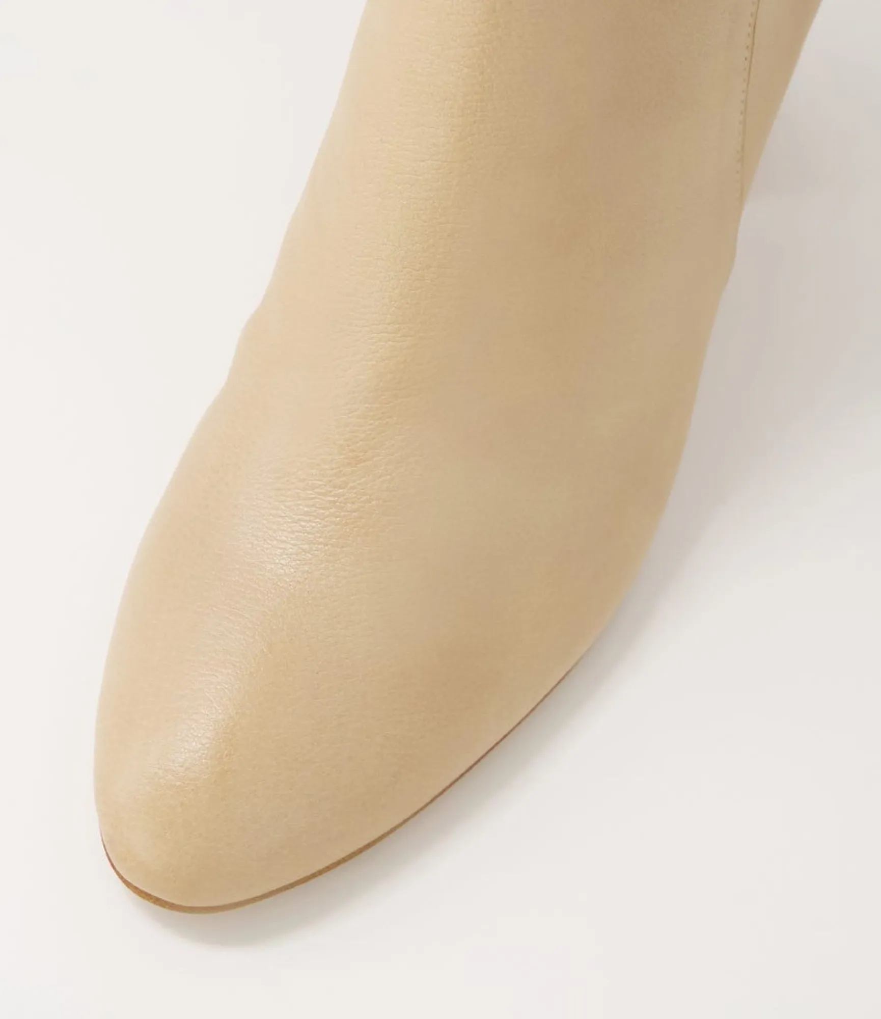 Clearance Midas Shoes Lyatt Camel Leather Ankle Boots