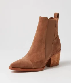Store Midas Shoes Maddern Light Choc Suede Chelsea Boots