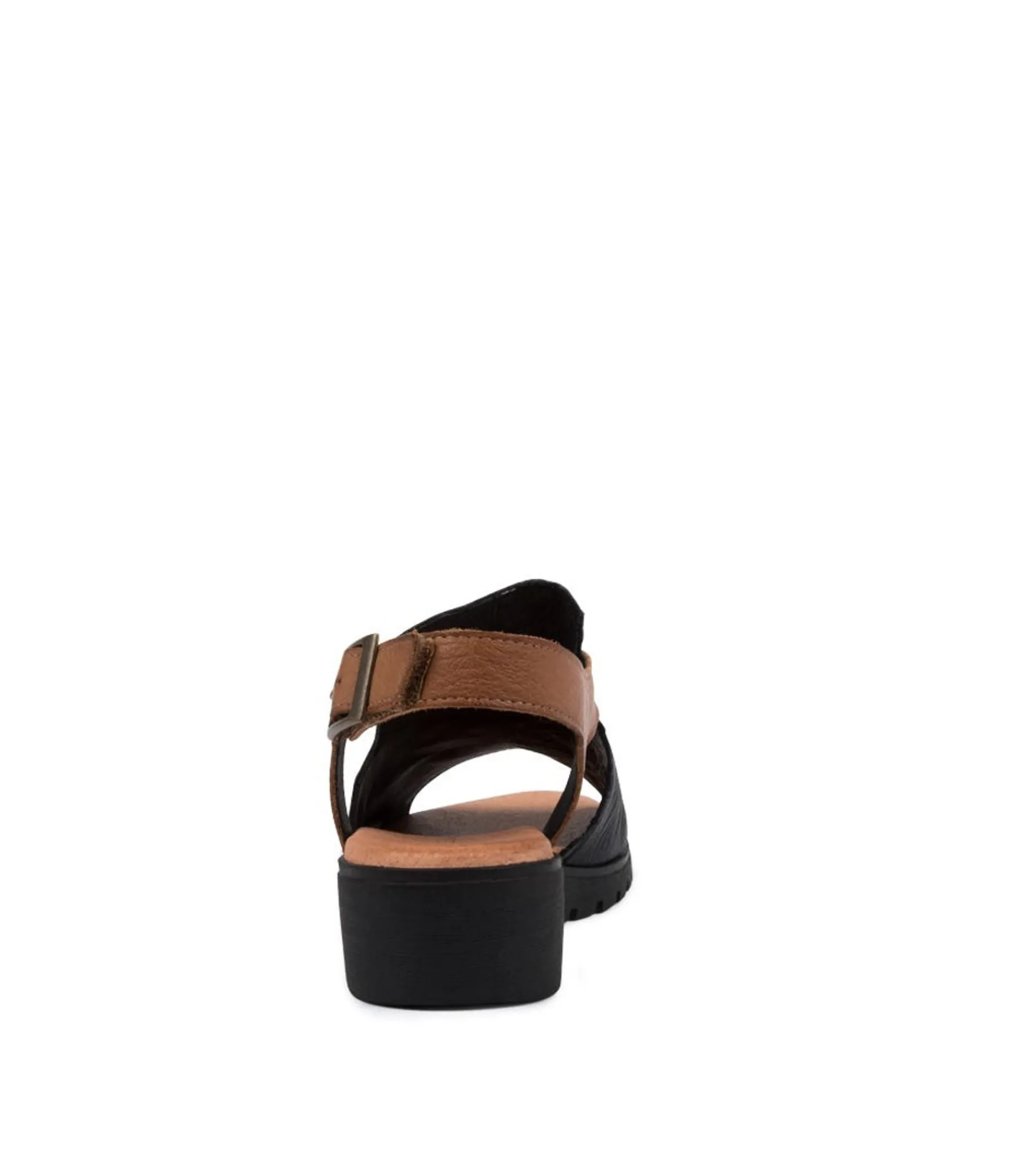 Best Sale Midas Shoes Madz Black-Dk Tan Leather