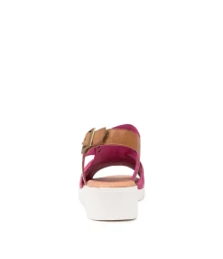 Hot Midas Shoes Madz Mi Fuchsia Dk Tan Leather